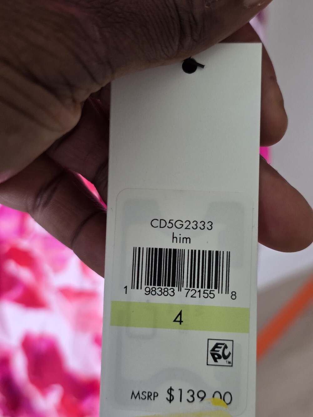 NWT Calvin Klein Pink Floral Wrap Maxi Dress Size 4 Wedding Guest Party - Picture 8 of 10